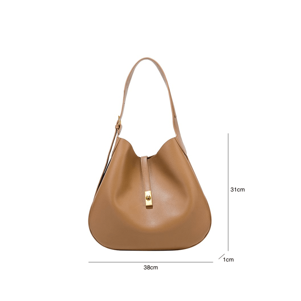 Classic Leather Shoulder Bag