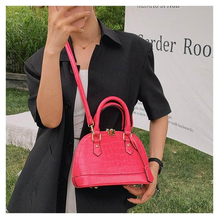 Classy Microfiber Leather Crossbody Handbag