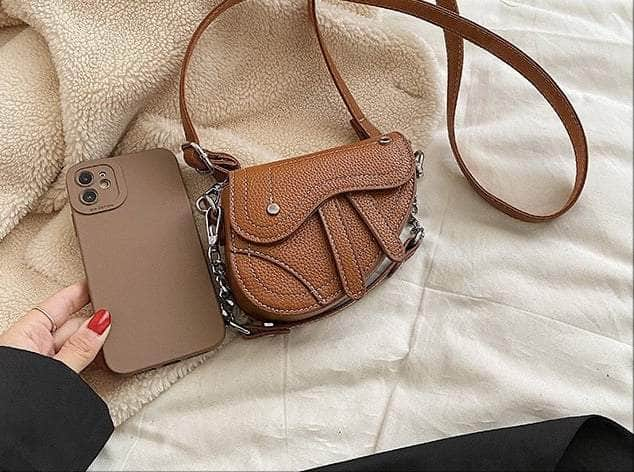 Classy Saddle Leather Bag