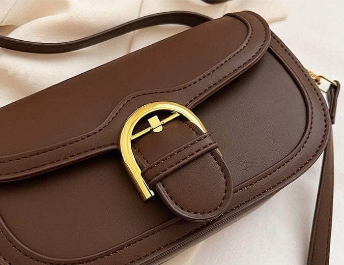 Compact Semicircle Shoulder Purse