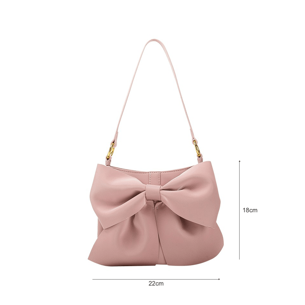 Cute Women's Bow Leather Bag