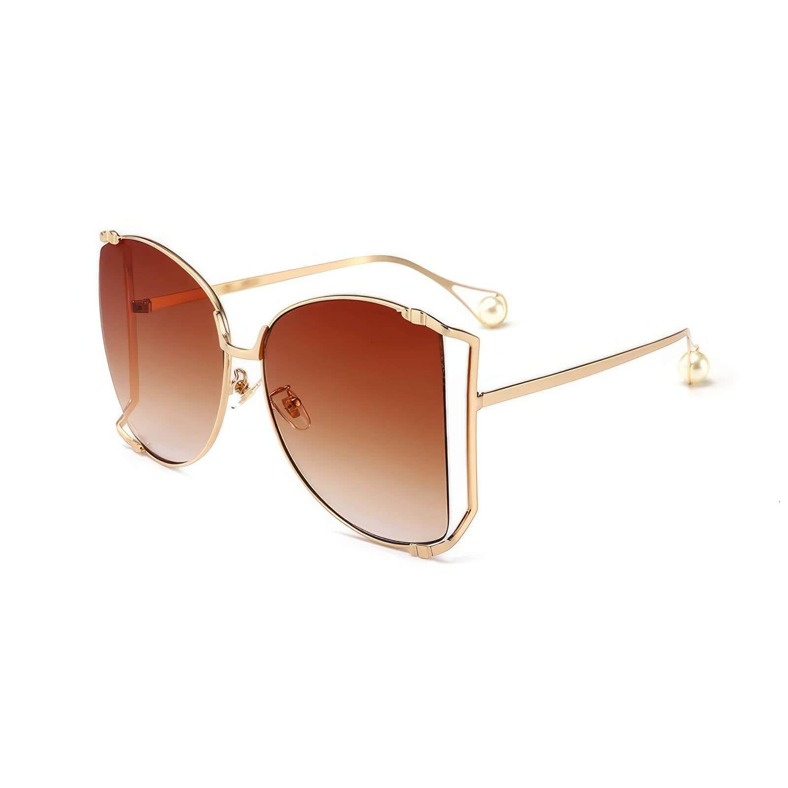 D-Shaped Oversized Sunglasses