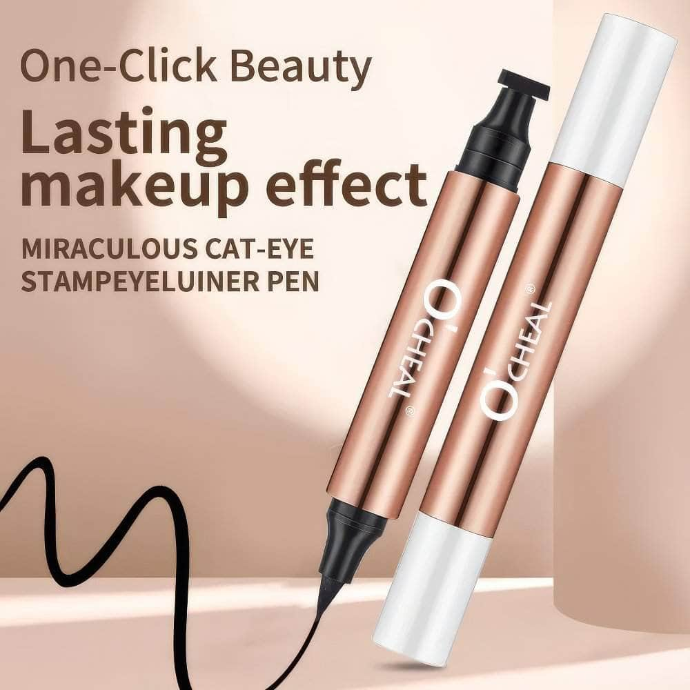 Double-Ended Black Liquid Eyeliner Stamp