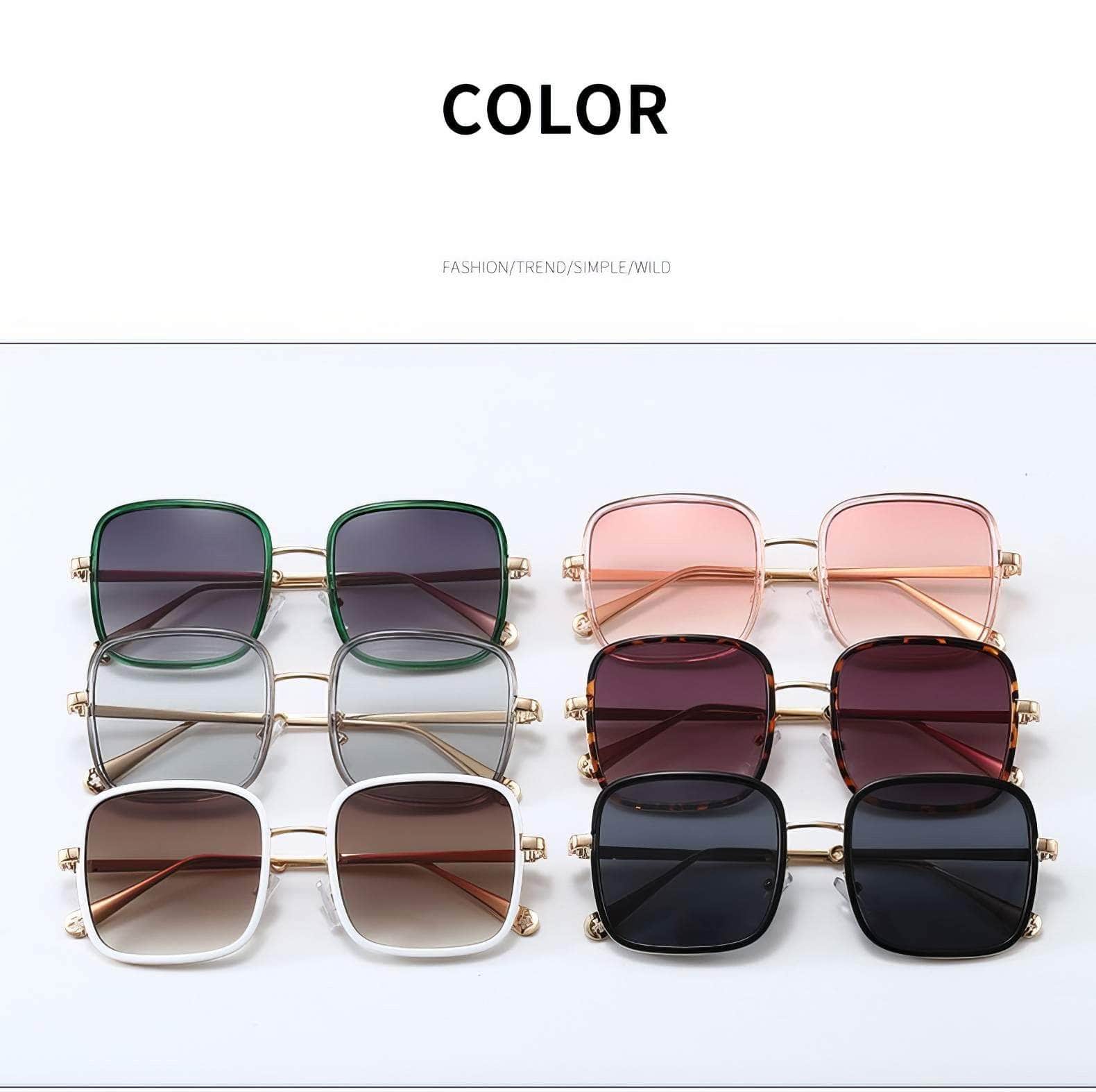 Emerald Square Polarised Sunglasses