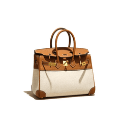 Exquisite Cowhide Shoulder Handbag