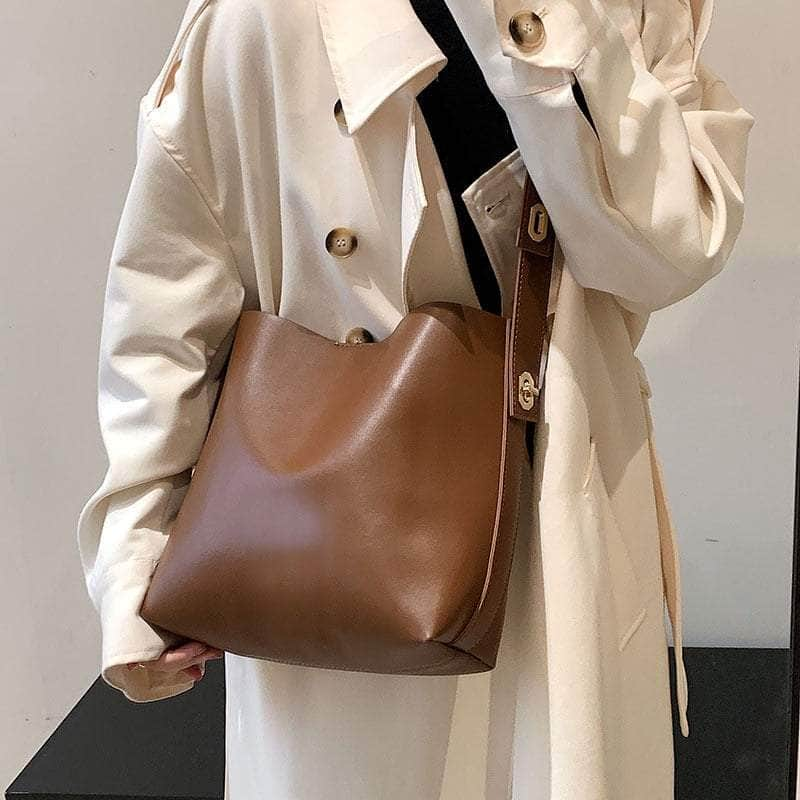 Exquisite Shoulder Bucket Bag