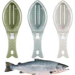 Fish Scaler - Fast Fish Scale Remover, No Mess Fish Descaler Tool, Skin Brush Scraping Cleaning Peeler Scraper