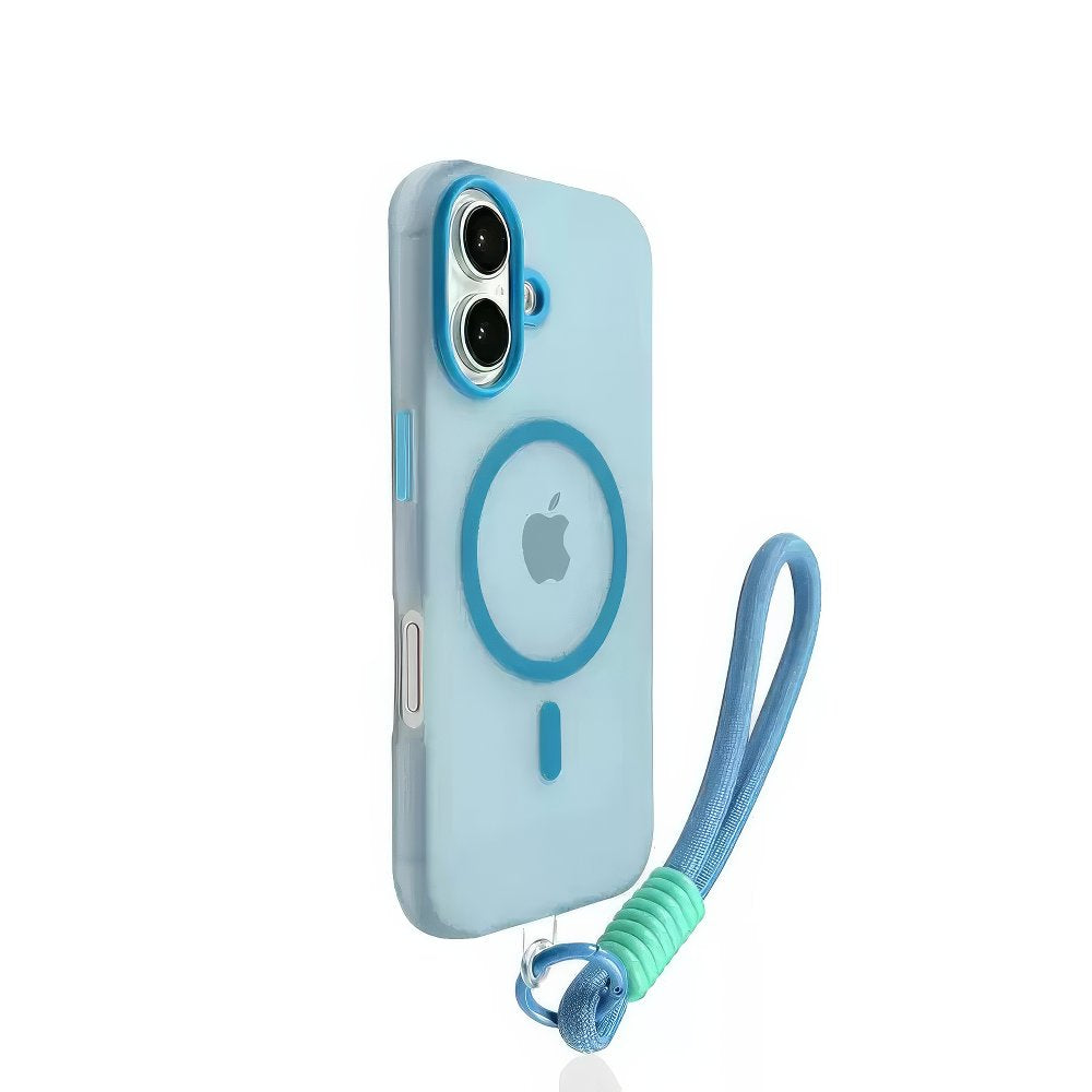 Frosted Translucent MagSafe Silicone iPhone Case