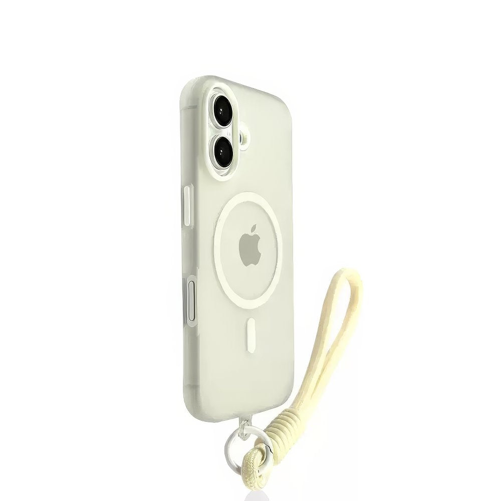 Frosted Translucent MagSafe Silicone iPhone Case