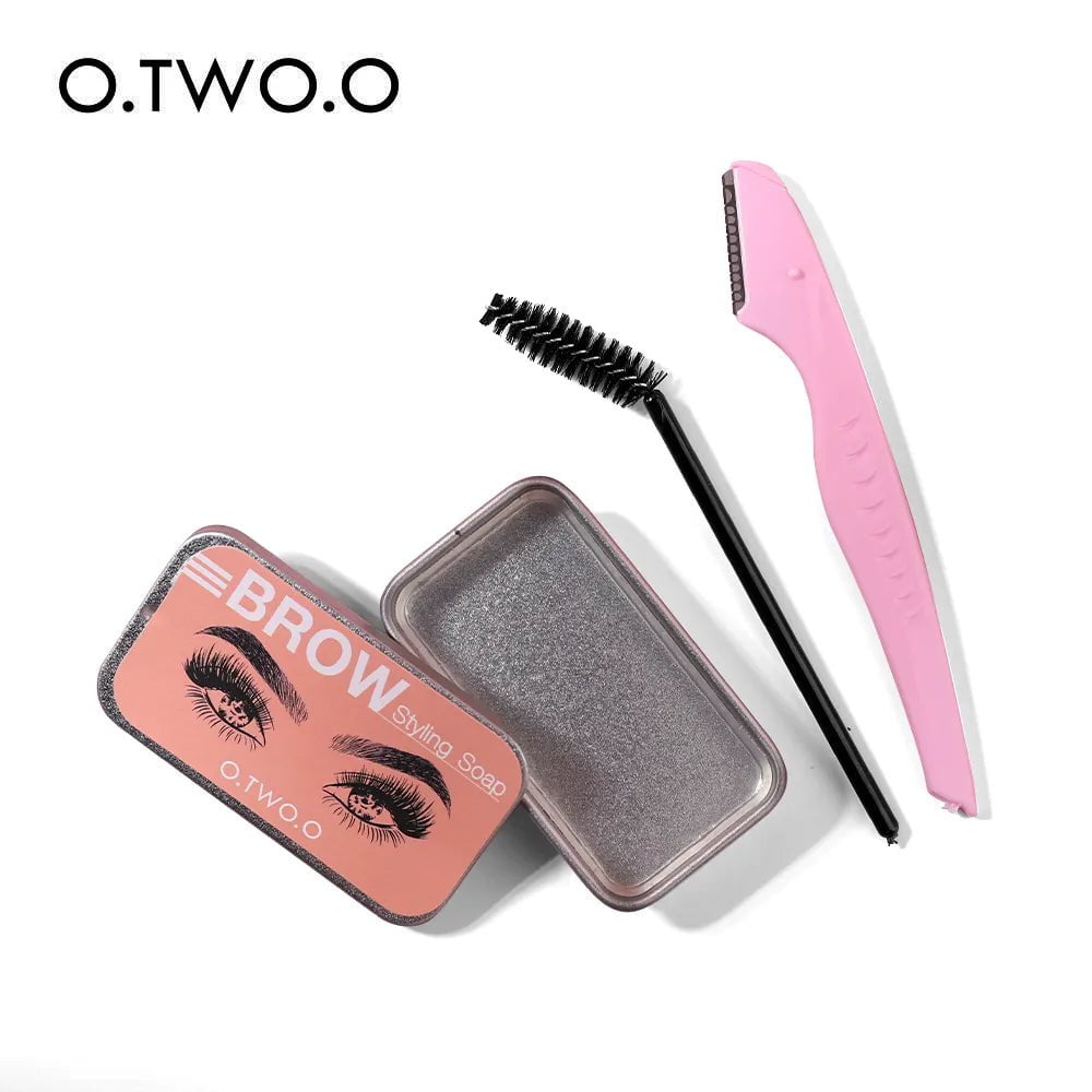Eyebrow Soap Wax: Trimmer, Fluffy & Feathery Pomade Gel for Styling, Makeup Brow Sculpt Lift