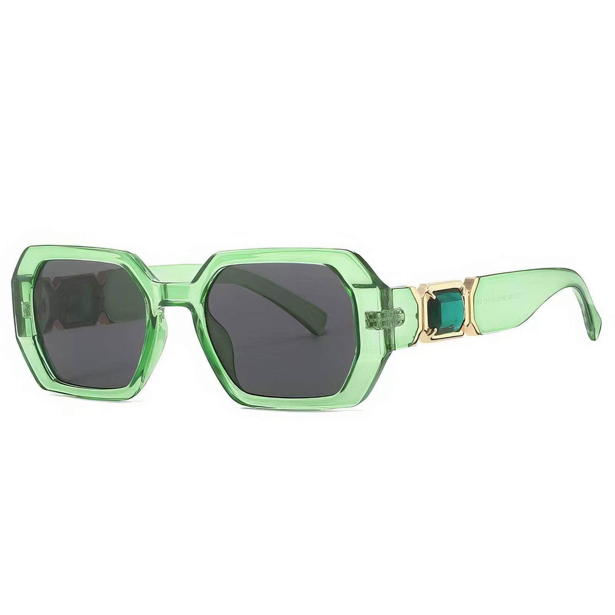 Large Geometric Frame Sunglasses