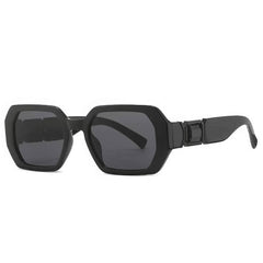 Large Geometric Frame Sunglasses