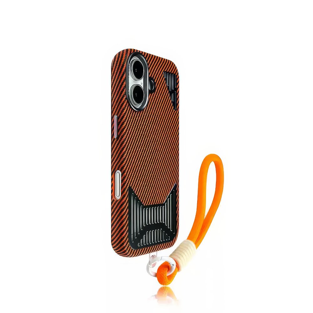 Leather Shock Proof Heat Dissipation Patterned iPhone Case