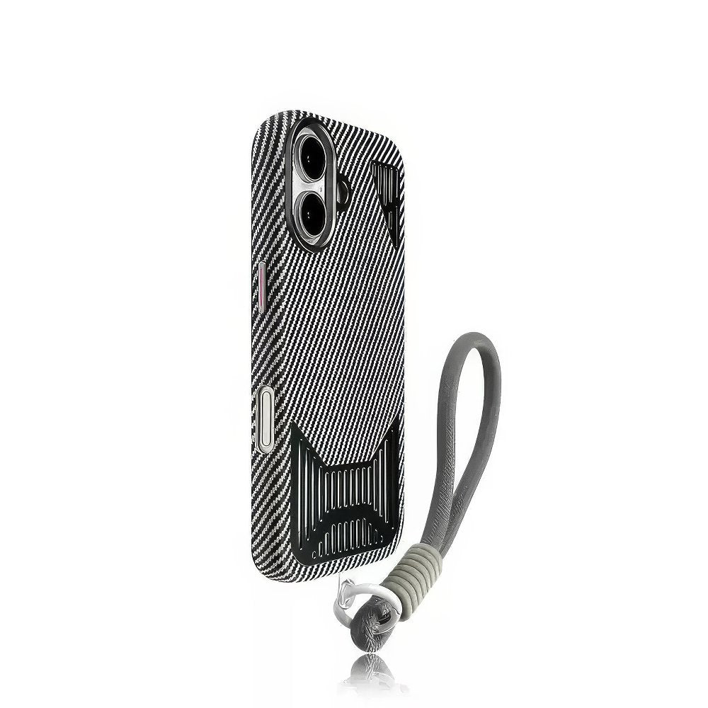 Leather Shock Proof Heat Dissipation Patterned iPhone Case