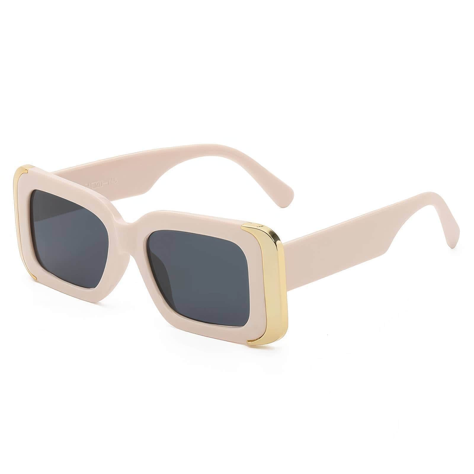 Luxurious Granite Marble Thick Sunglasses