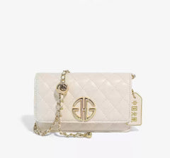 Mini Flap Quilted Luxury Monogram Hardware Crossbody Purse