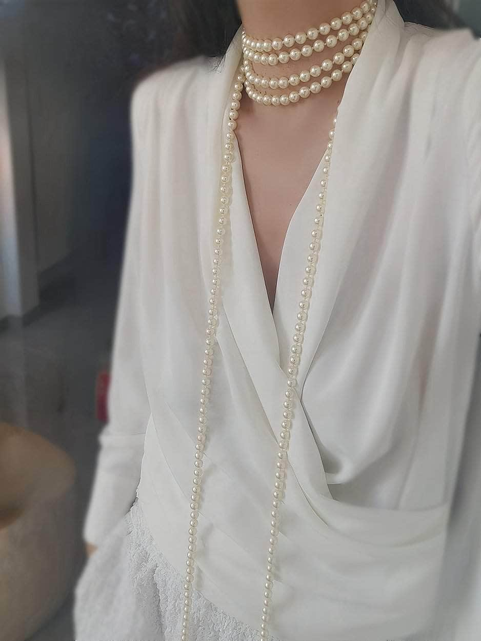 Multilayer Vintage Freshwater Pearl Necklace