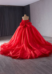 Off Shoulder Tube Bead Decor Quince Tube Ball Gown - D3E4F