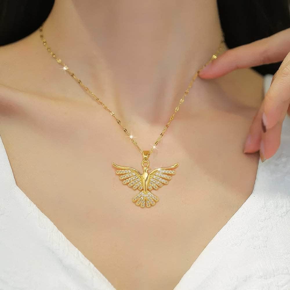 Phoenix Eagle Pendant Necklace