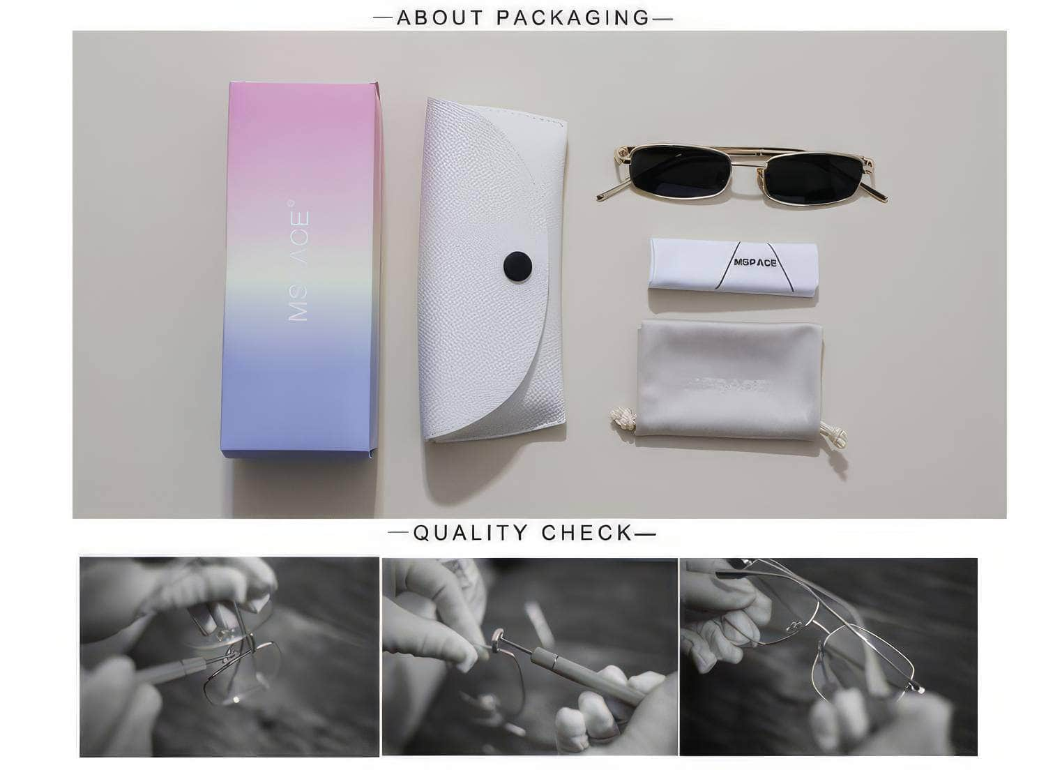 Polygon Tinted Frame Sunglasses