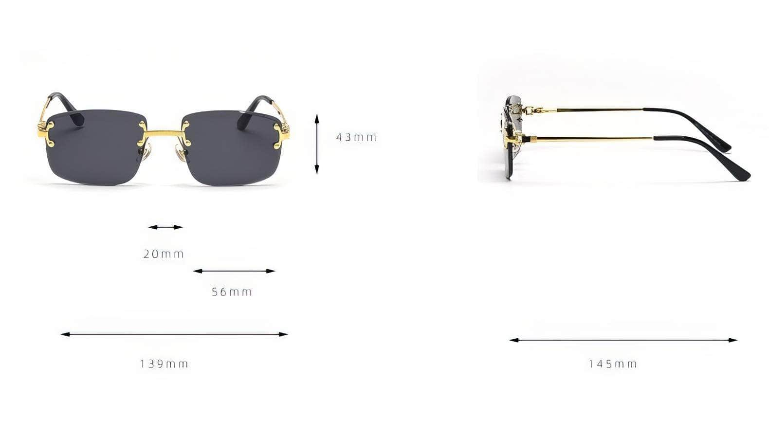 Rectangular Slim Ultra Eyewear