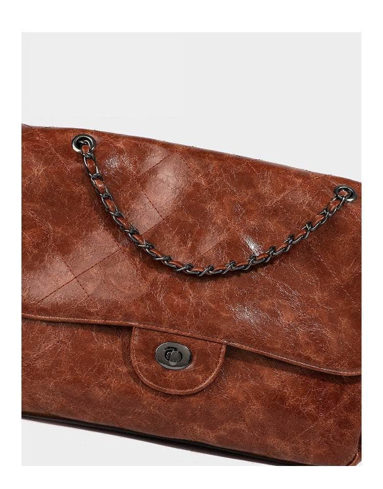 Retro Leather Shoulder Handbags