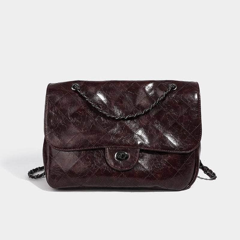 Retro Leather Shoulder Handbags