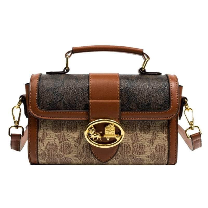 Retro Portable Shoulder Handbag