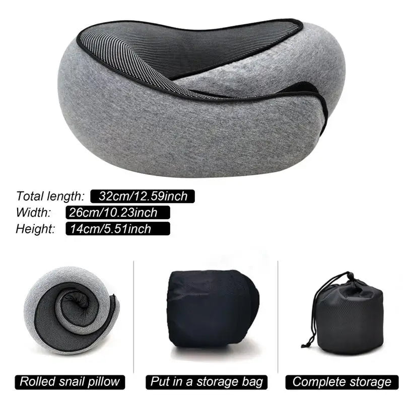 U-shaped Portable Memory Foam Neck Pillow