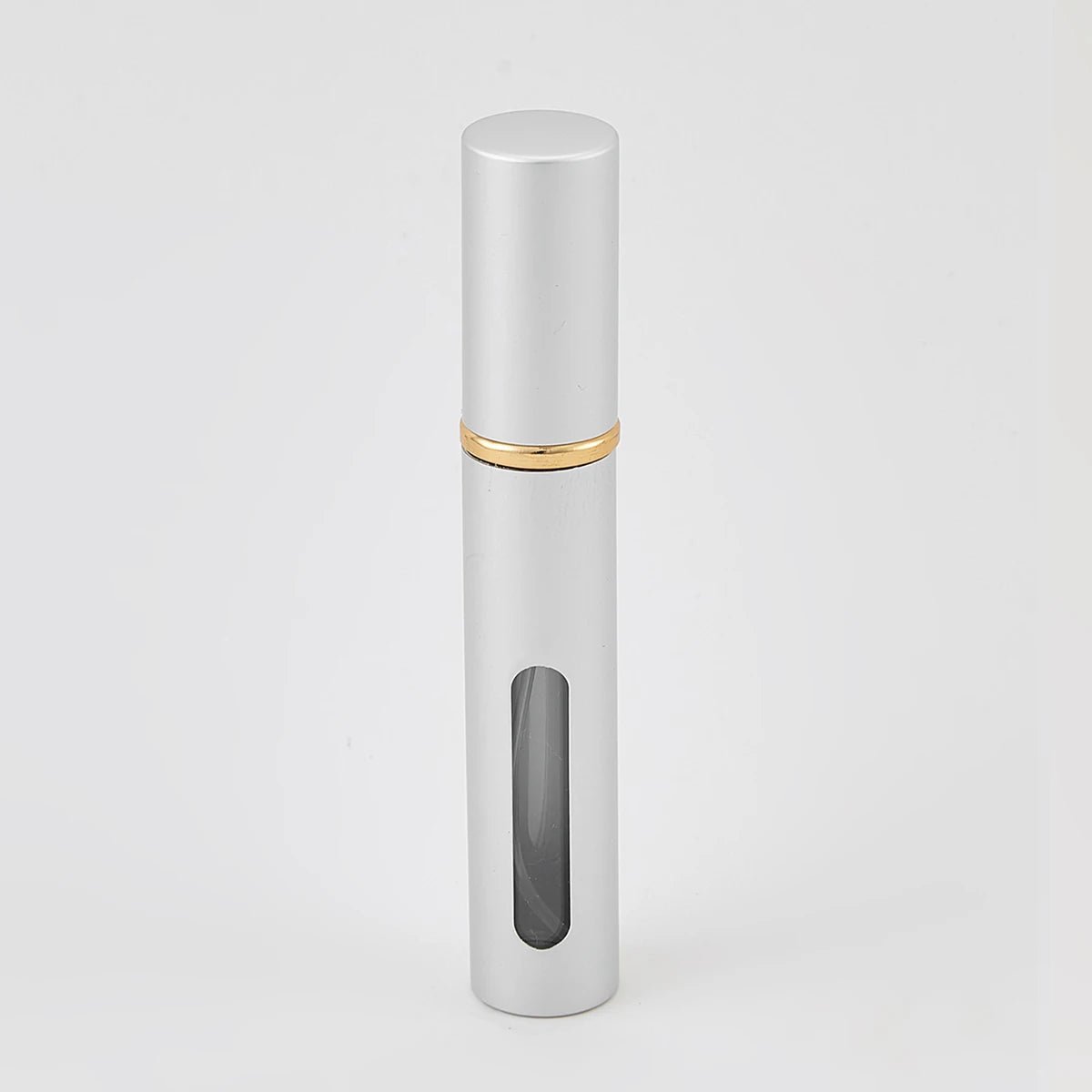 Perfume Atomizer Glass Dispenser Matte Silver / 10ml