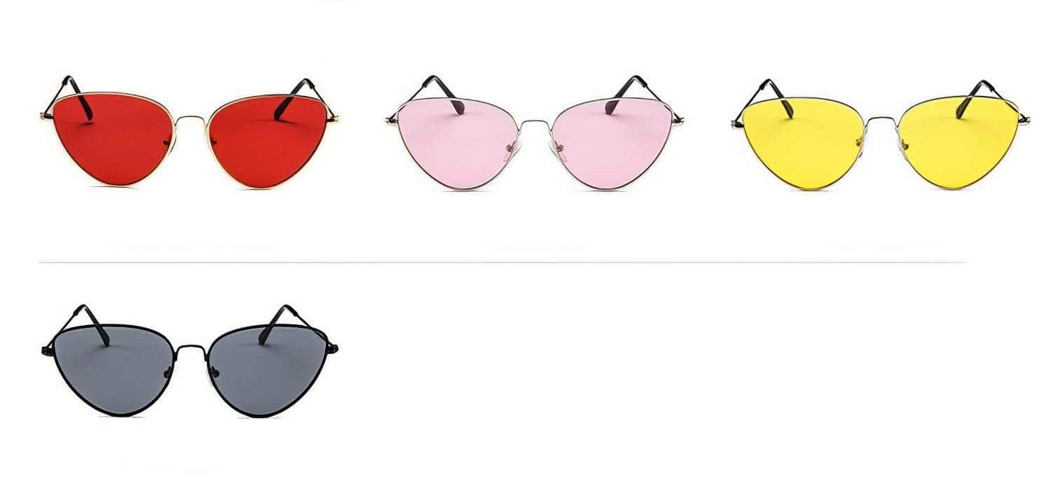 Sexy Transparent Cat Eye Sunglasses