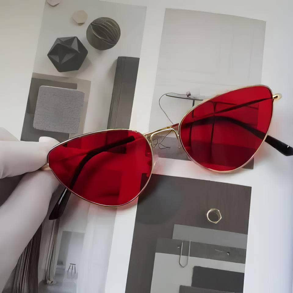 Sexy Transparent Cat Eye Sunglasses