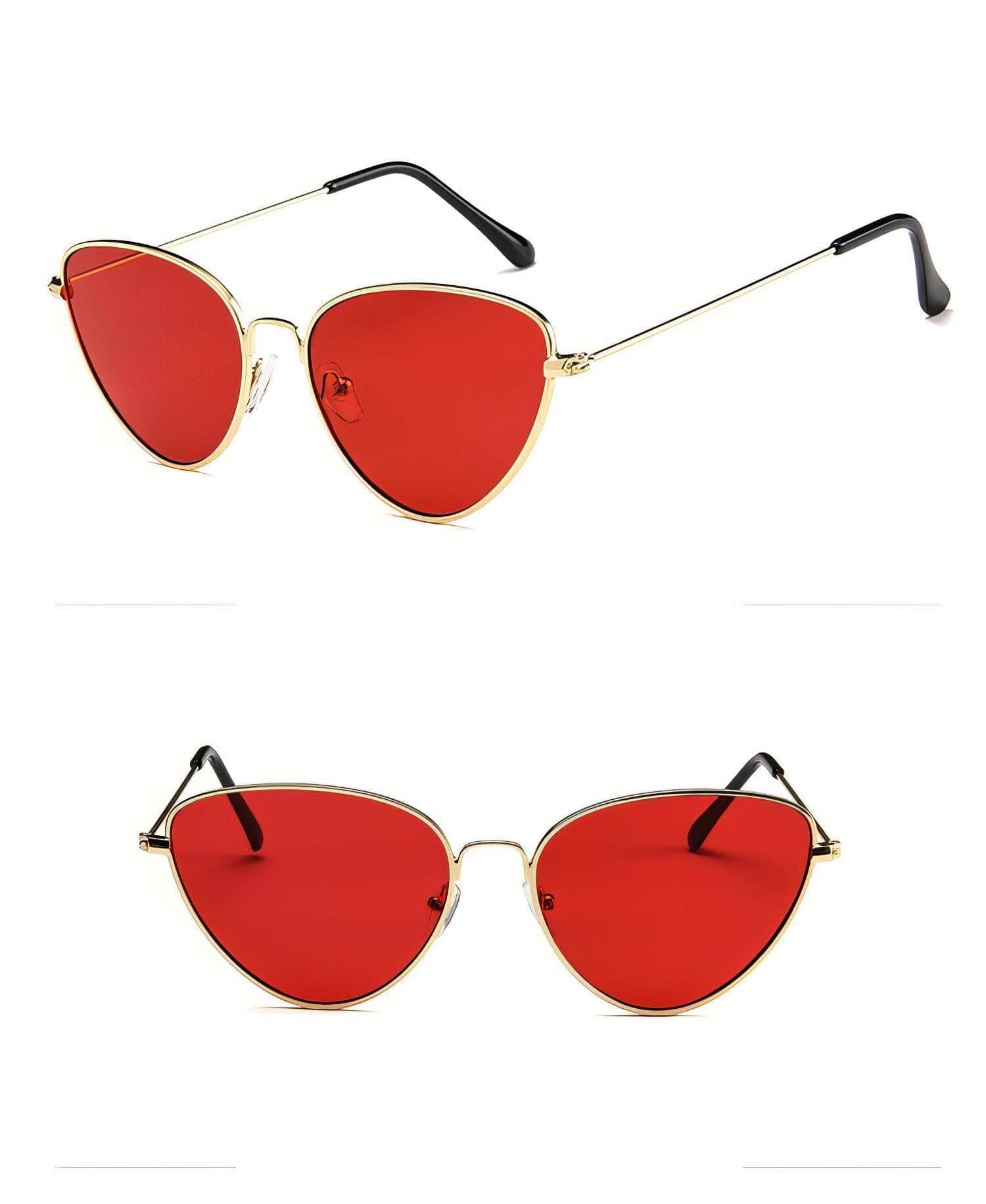 Sexy Transparent Cat Eye Sunglasses