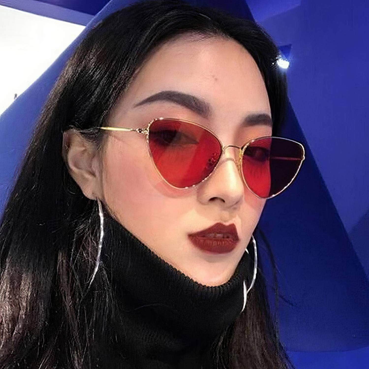 Sexy Transparent Cat Eye Sunglasses