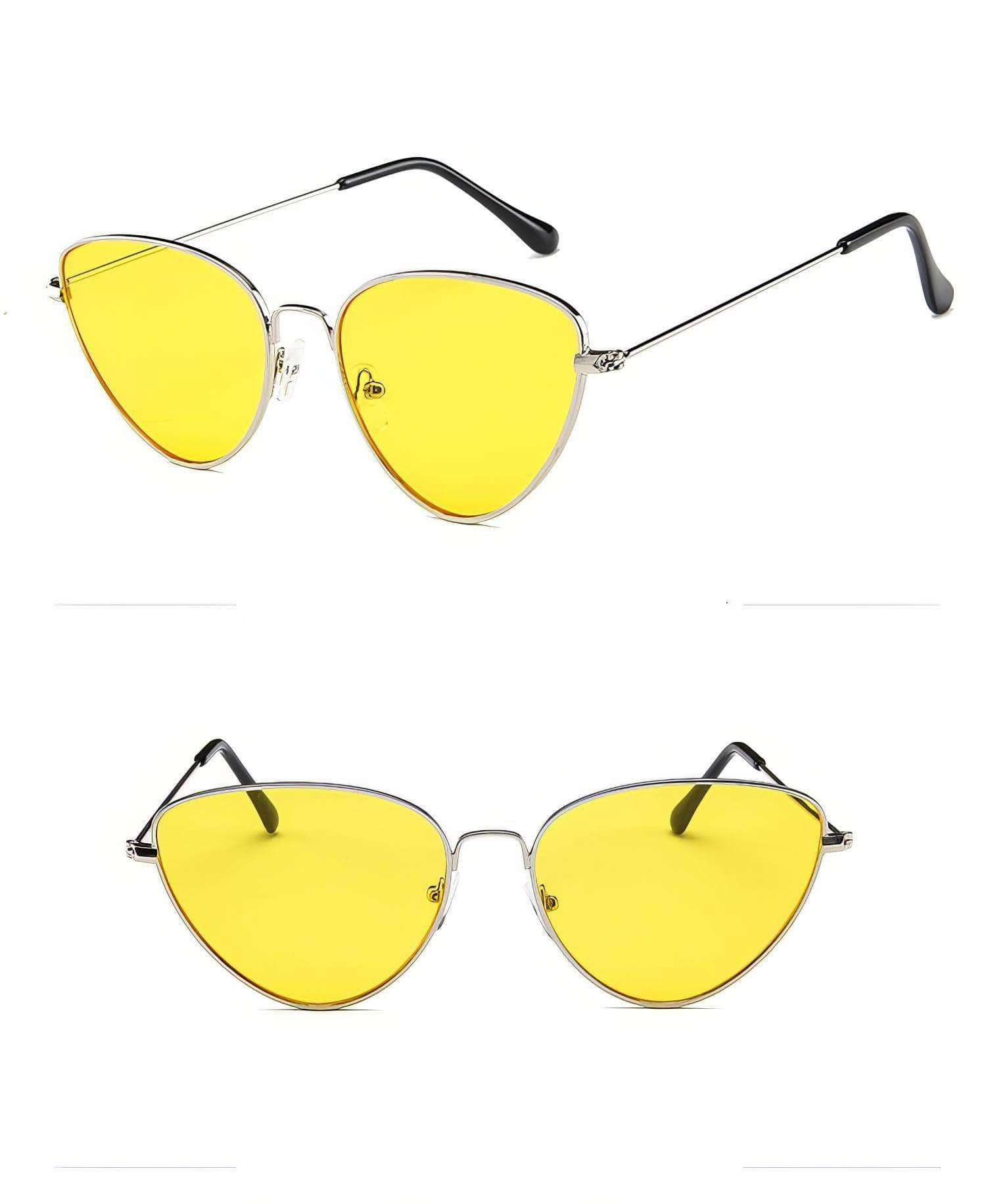 Sexy Transparent Cat Eye Sunglasses