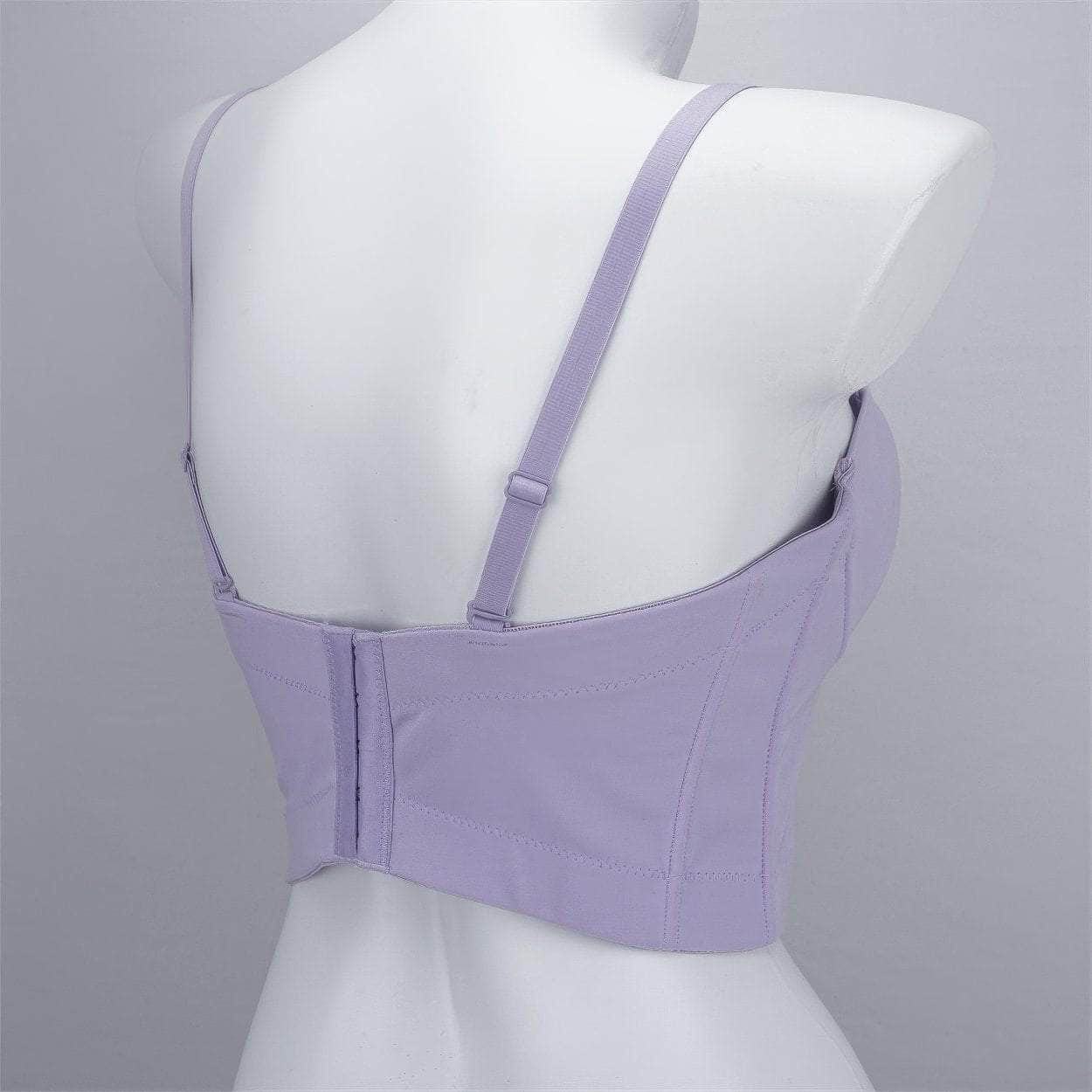 Solid Color Bustier Cami Top Bralette