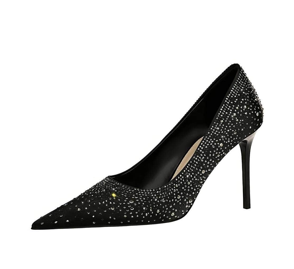 Sparkle Rhinestone Diamante High Heels