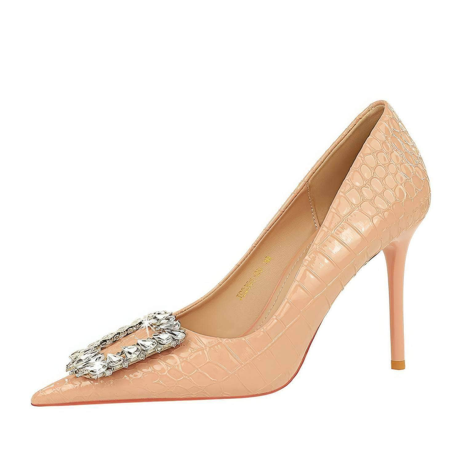 Sparkly Rhinestone Embellished Court Heels