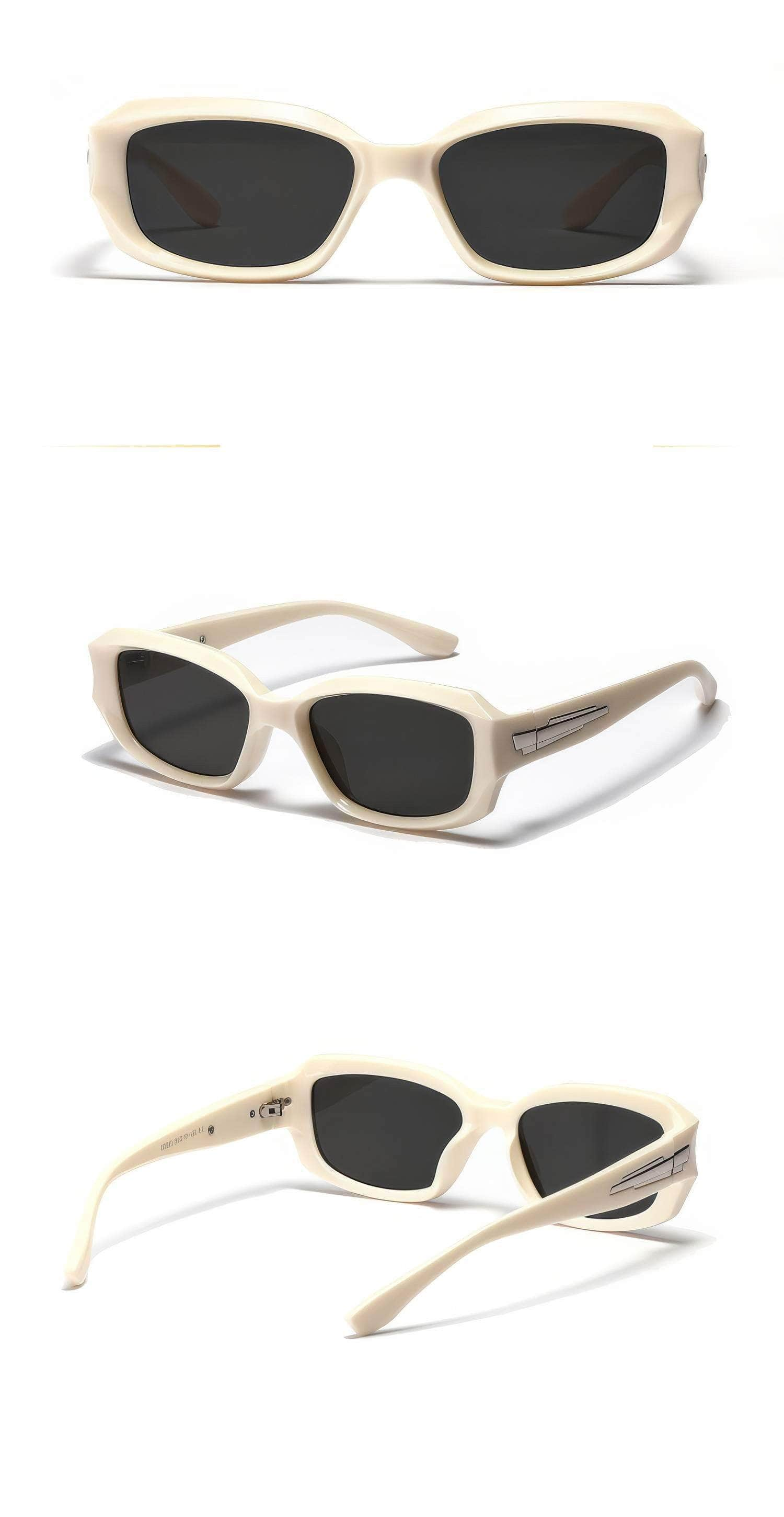 Trendy Clear Frame Sunglasses