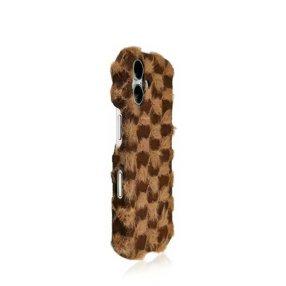 Tweed Wooly Hand Woven Deluxe Textured iPhone Case