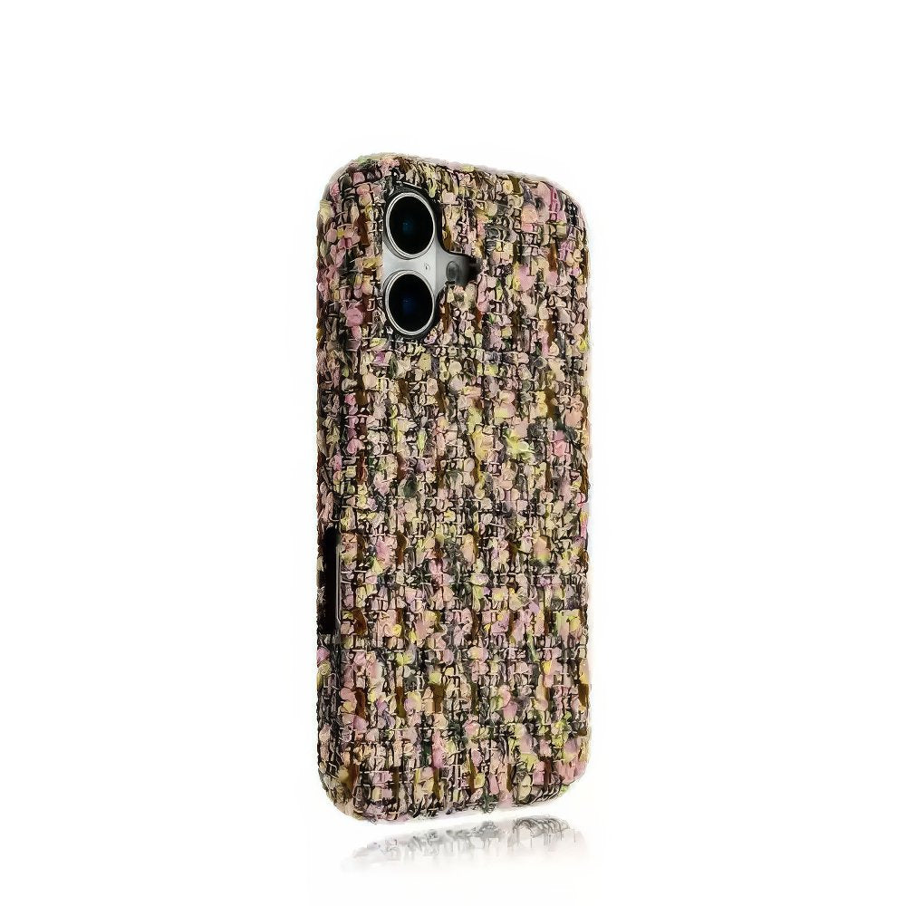 Tweed Wooly Textured Hard Shell iPhone Case