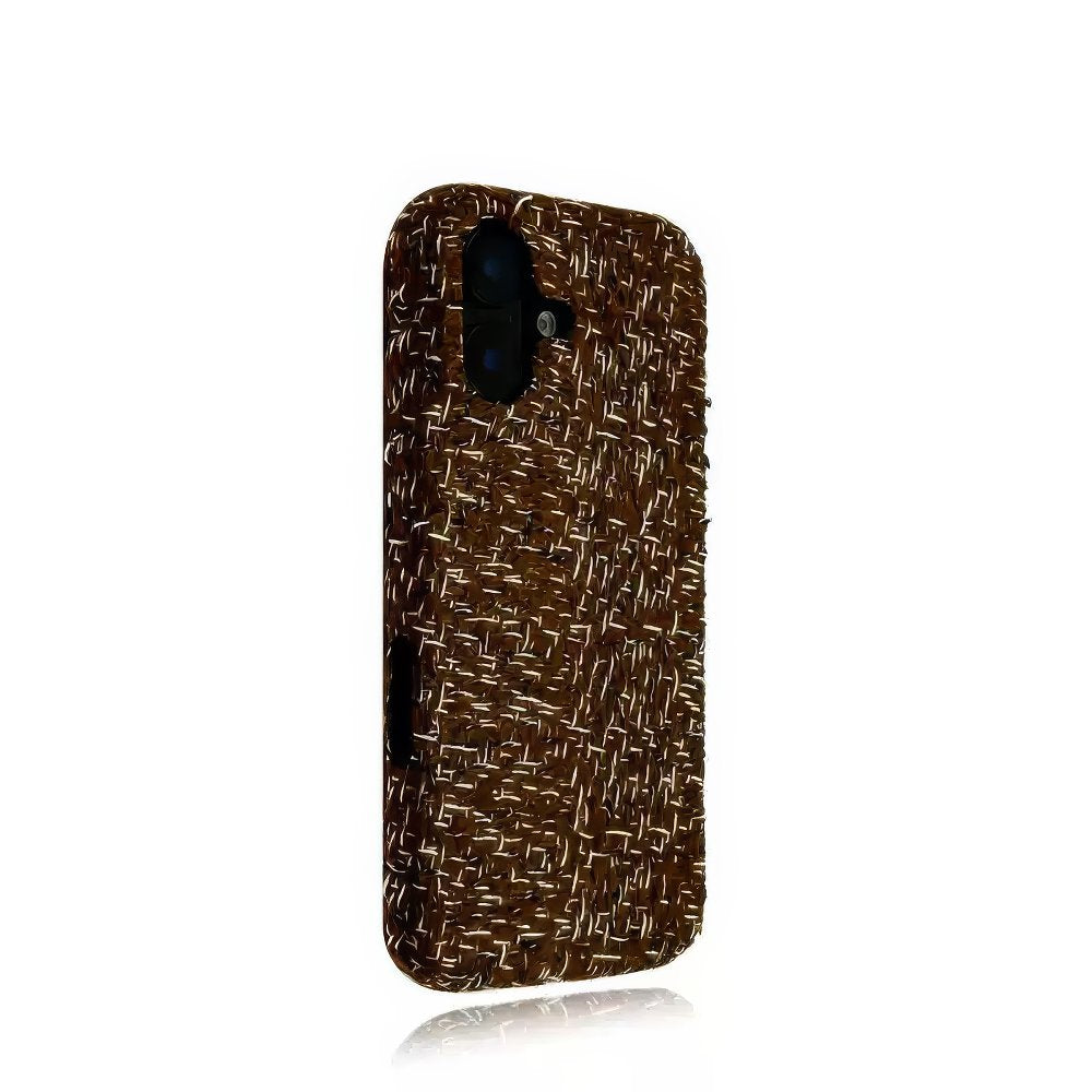 Tweed Wooly Textured Hard Shell iPhone Case