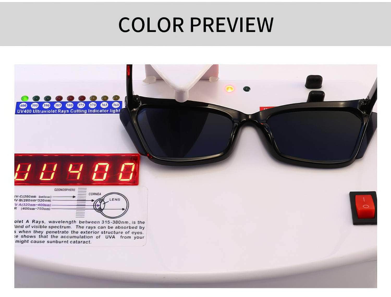 Unique Sleek Frame Sunglasses