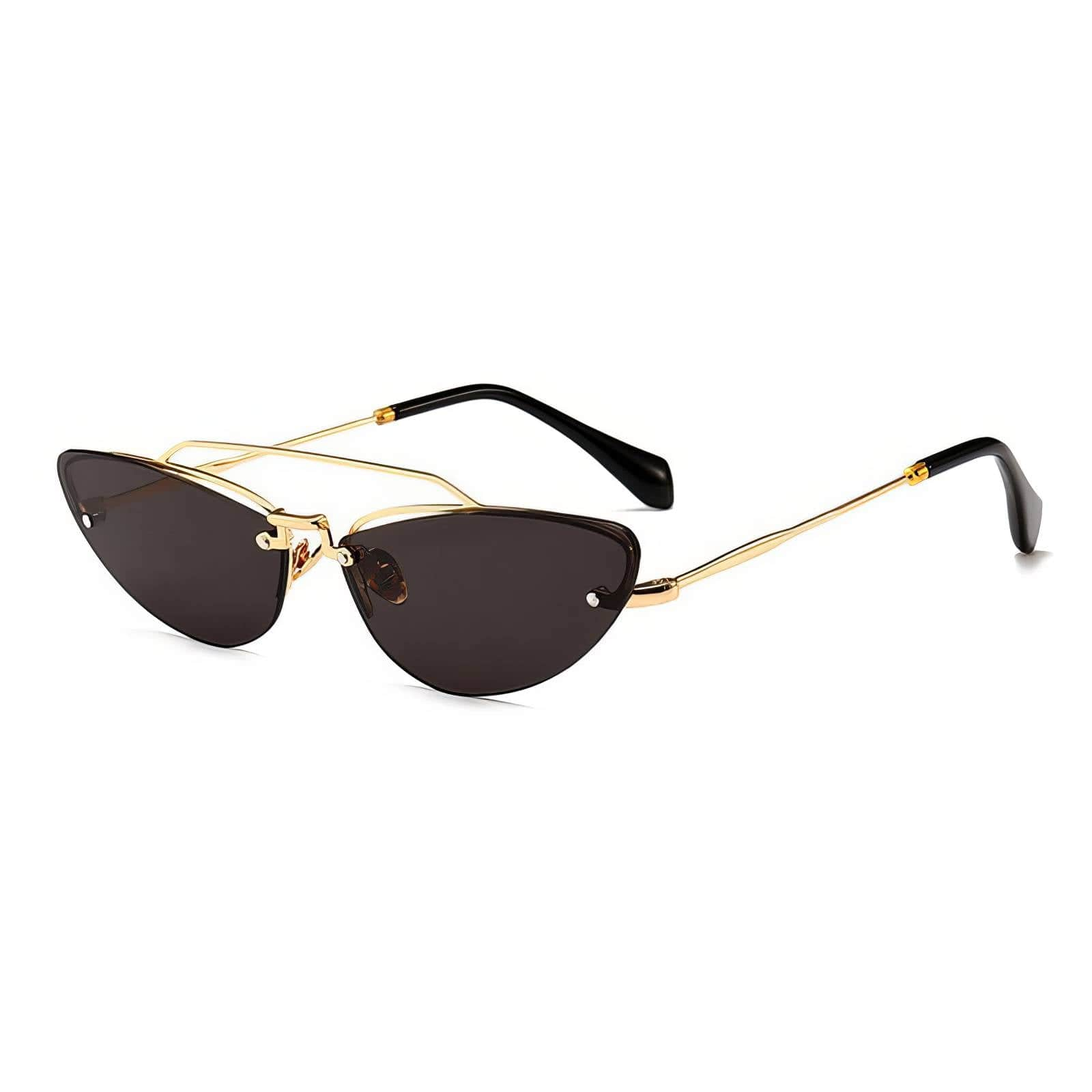 Vintage Metal Cat Eye Sunglasses