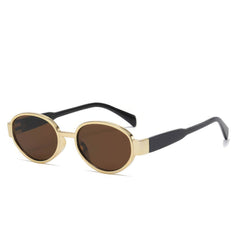 Vintage Oval Frame Sunglasses