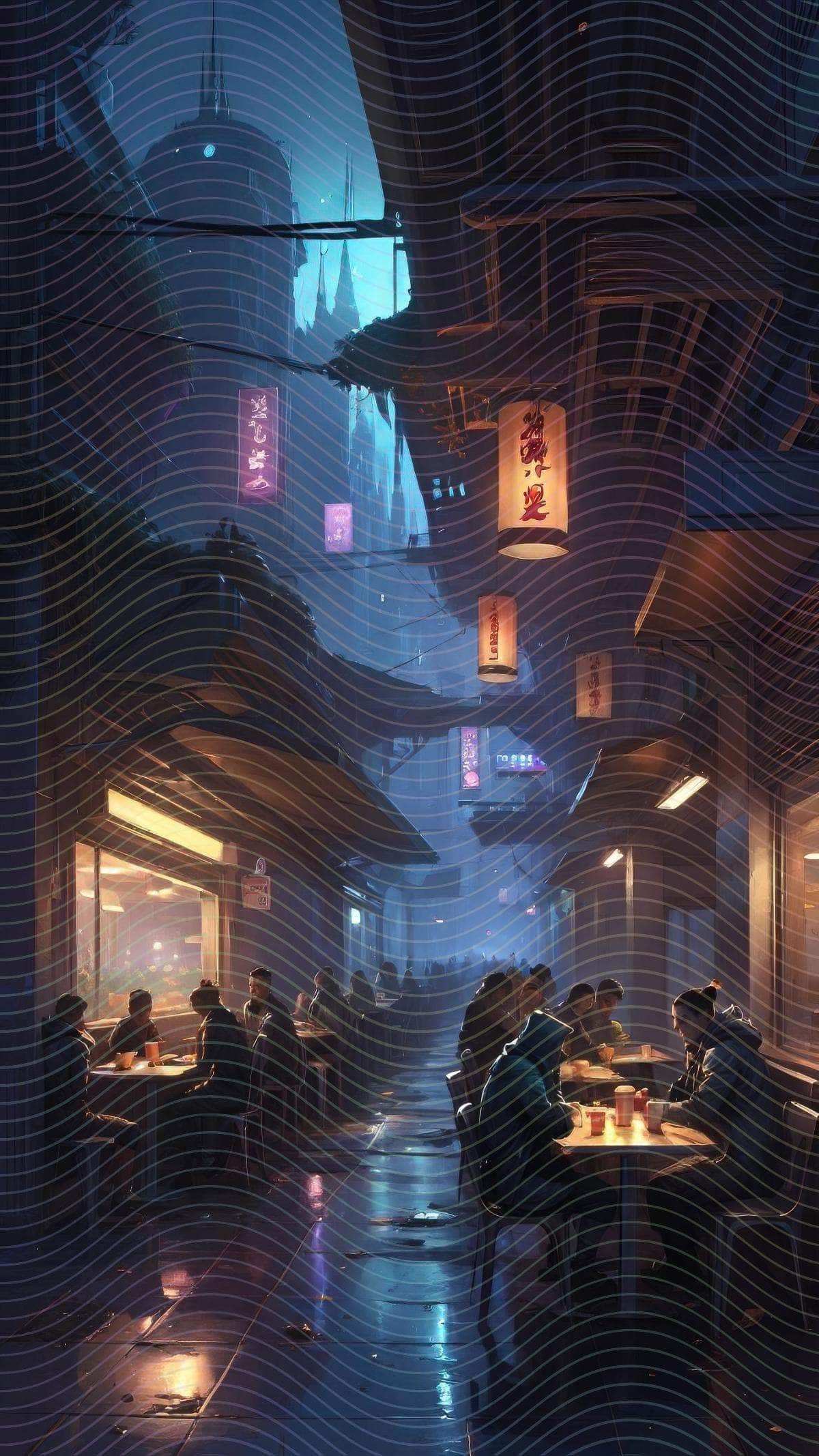 A Cafeteria in a Street Scene