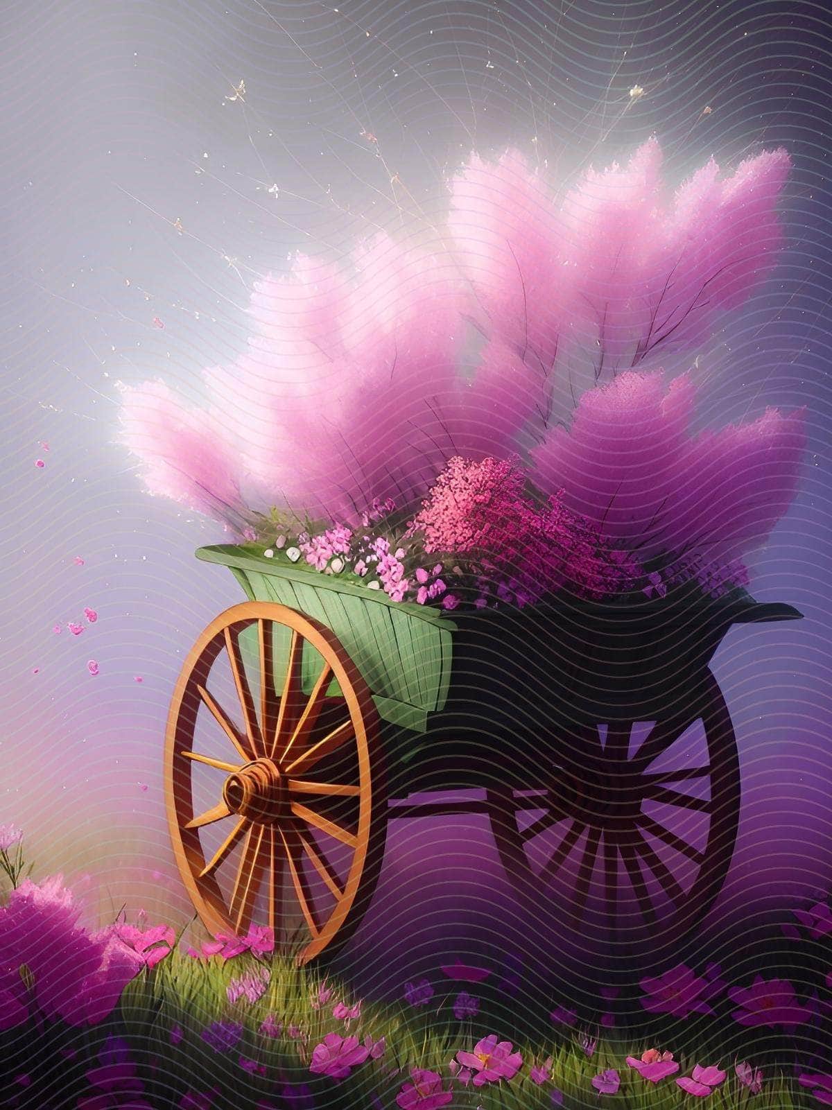 A Carriage with Flowers