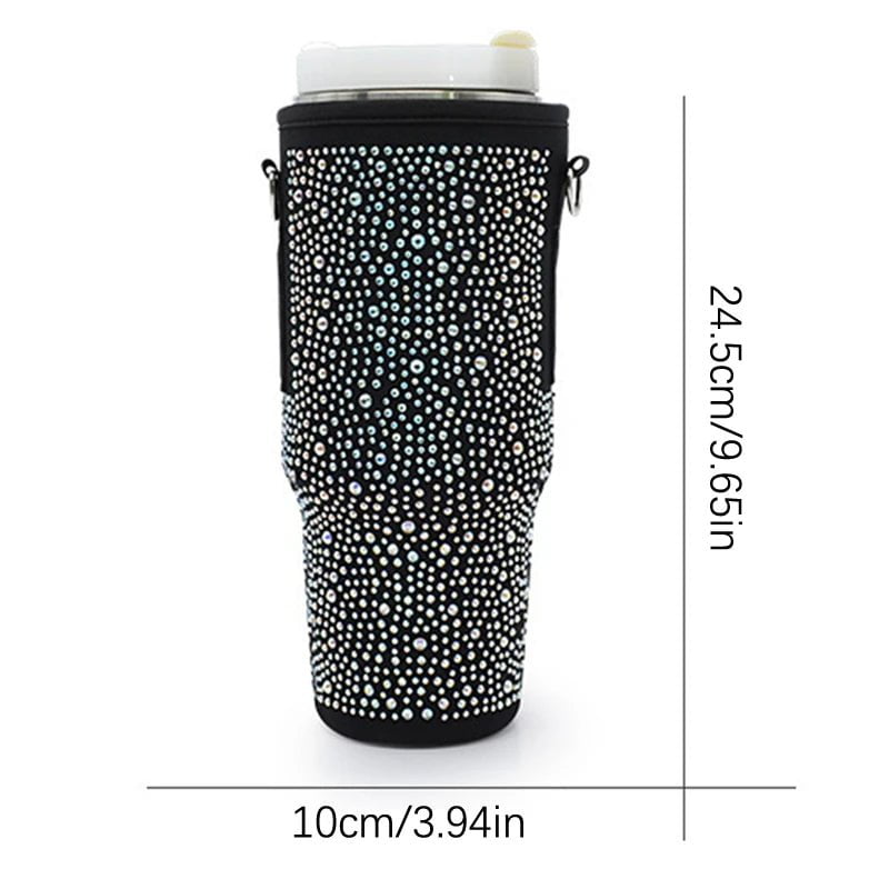 Adjustable Shoulder Strap Water Bottle Holder Bag for 40oz Tumbler