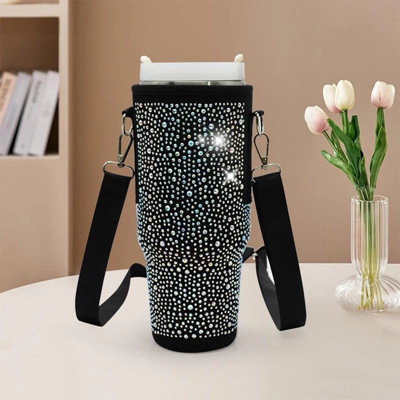 Adjustable Shoulder Strap Water Bottle Holder Bag for 40oz Tumbler