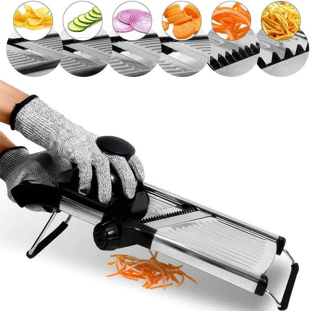 Adjustable Stainless Steel Mandoline Slicer